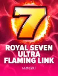 royal seven ultra flaming link slot logo